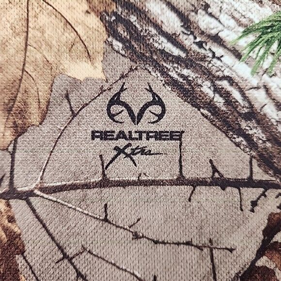 Real Tree Camo Camouflage XXL Jockey Light Layer 365 Short Sleeve Shirt Top - Picture 3 of 9